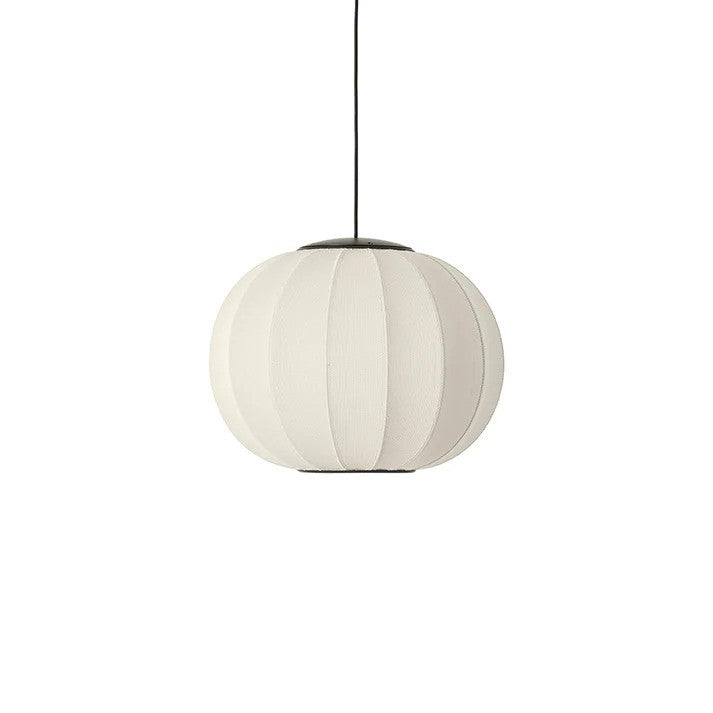 Knit-Wit Ø45 Round Pendel LED Pearl White