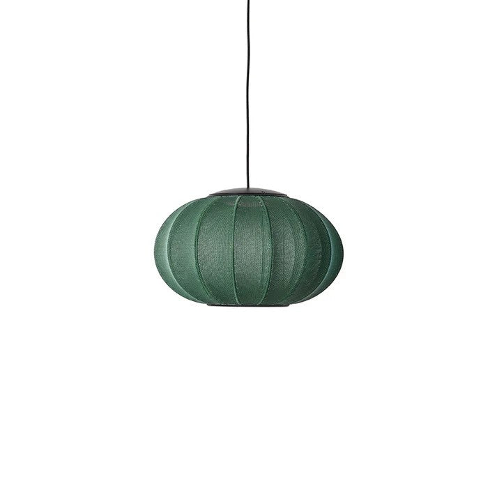 Knit-Wit Ø45 Oval Pendel LED Tweed Green