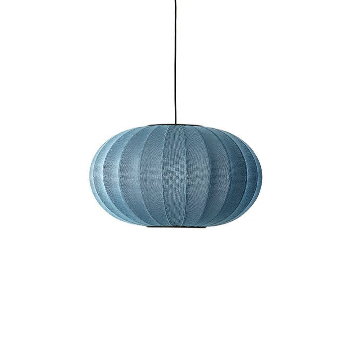 Knit-Wit Ø57 Oval Pendel Blue Stone
