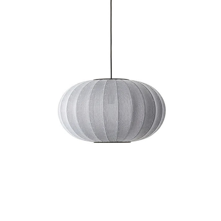 Knit-Wit Ø57 Oval Pendel Silver