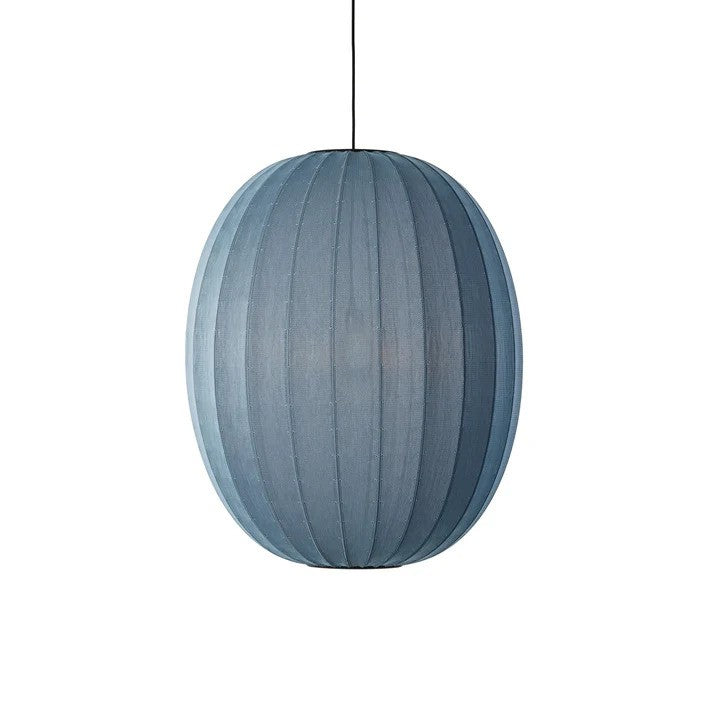 Knit-Wit Ø65 High Oval Pendel Blue Stone