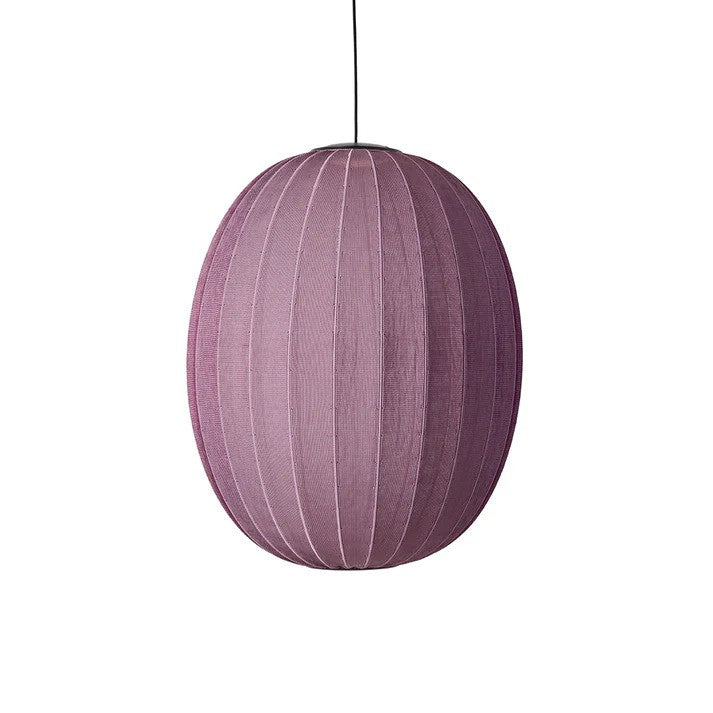 Knit-Wit Ø65 High Oval Pendel LED Burgundy
