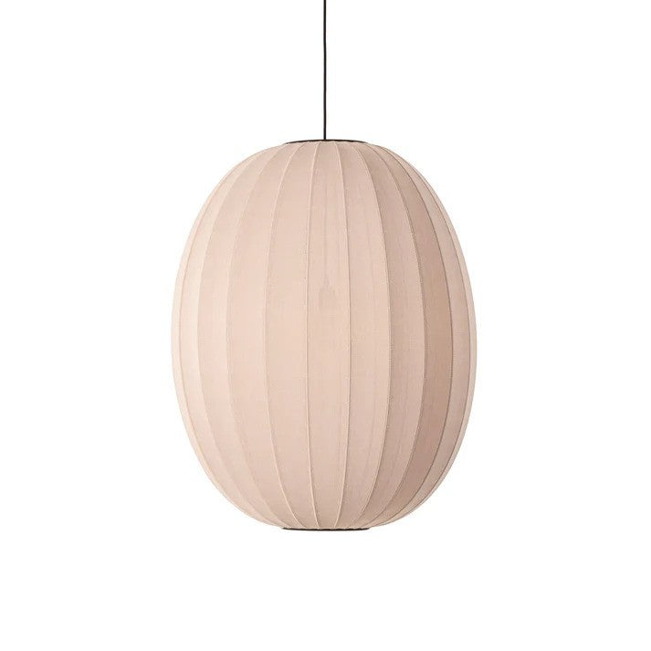 Knit-Wit Ø65 High Oval Pendel Sand Stone