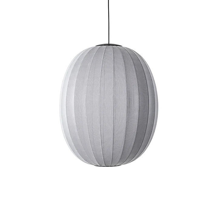 Knit-Wit Ø65 High Oval Pendel LED Silver
