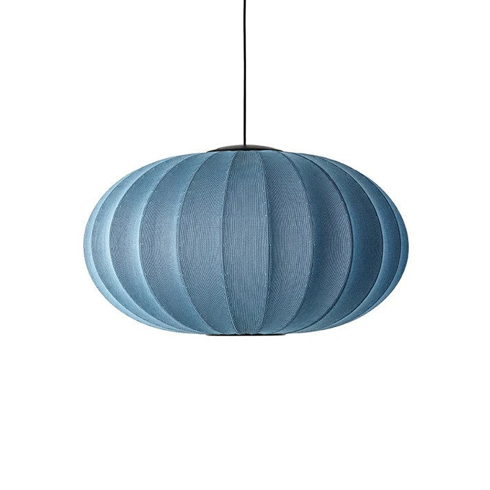 Knit-Wit Ø76 Oval Pendel LED Blue Stone