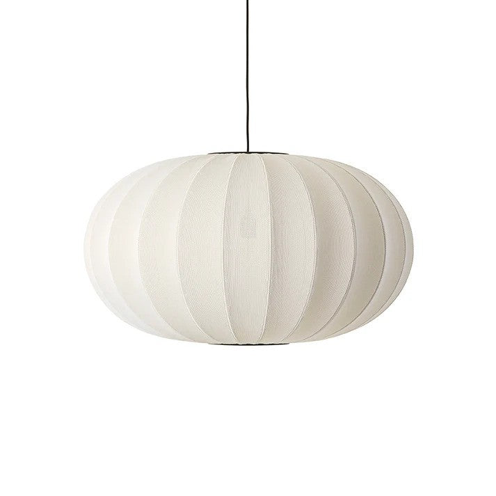 Knit-Wit Ø76 Oval Pendel Pearl White