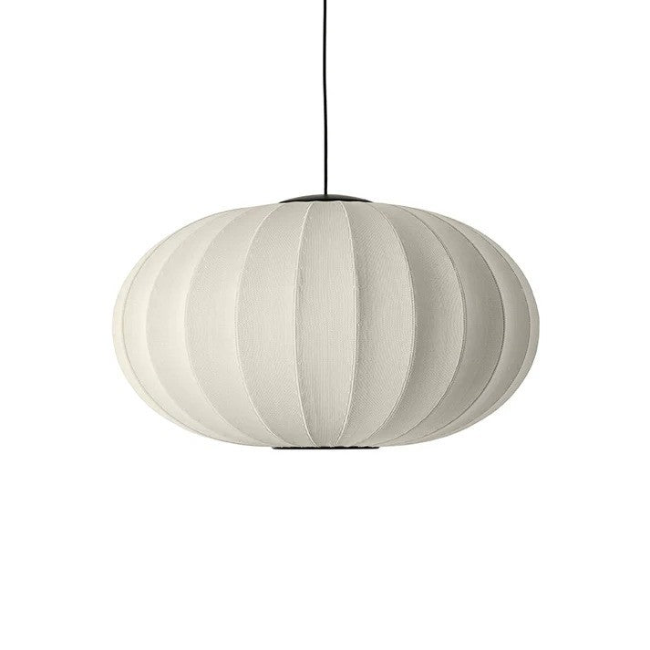 Knit-Wit Ø76 Oval Pendel LED Pearl White