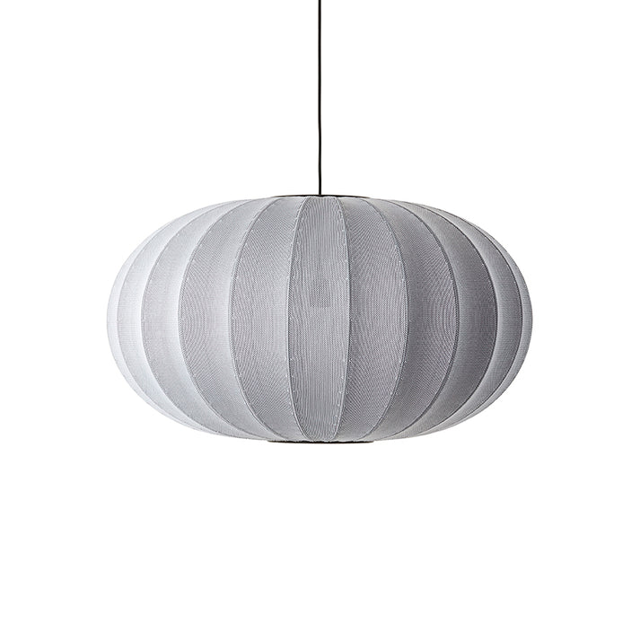 Knit-Wit Ø76 Oval Pendel Silver