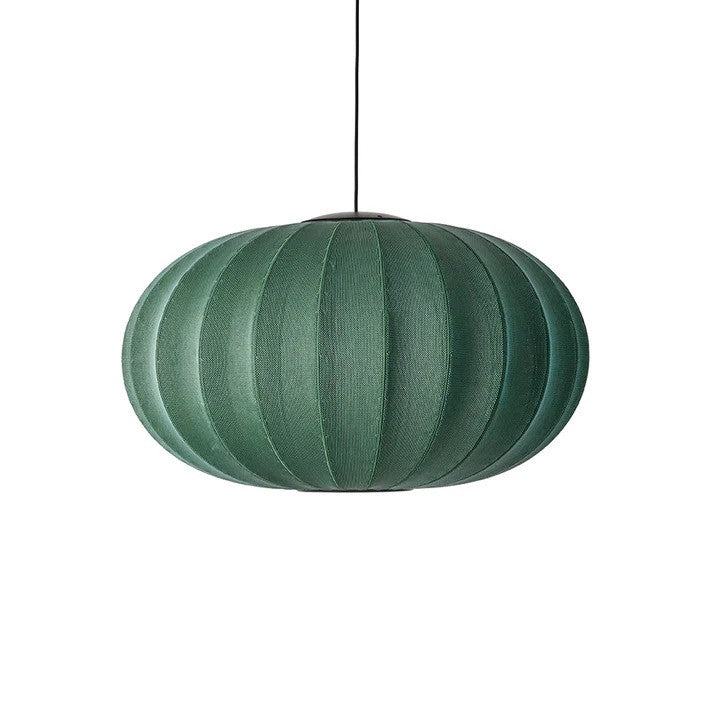 Knit-Wit Ø76 Oval Pendel LED Tweed Green