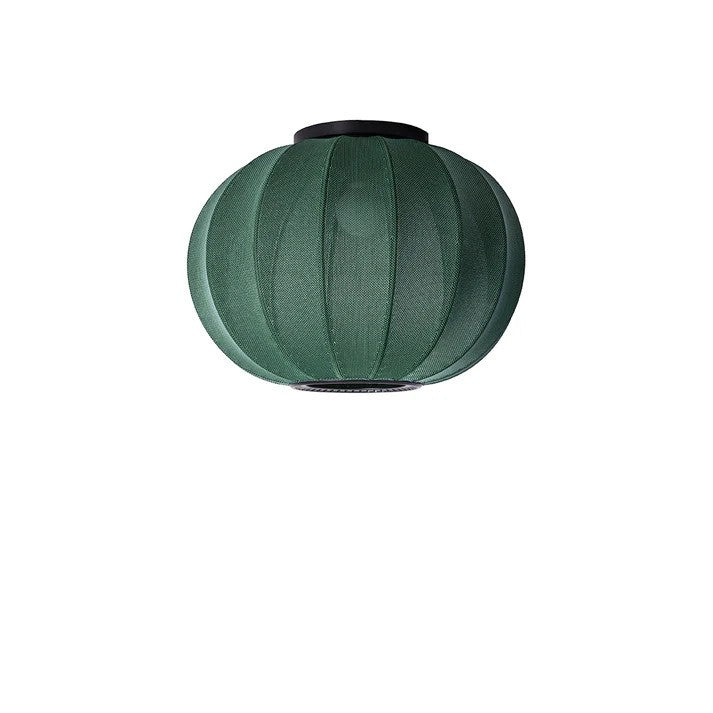 Knit-Wit Ø45 Round Loftslampe Tweed Green