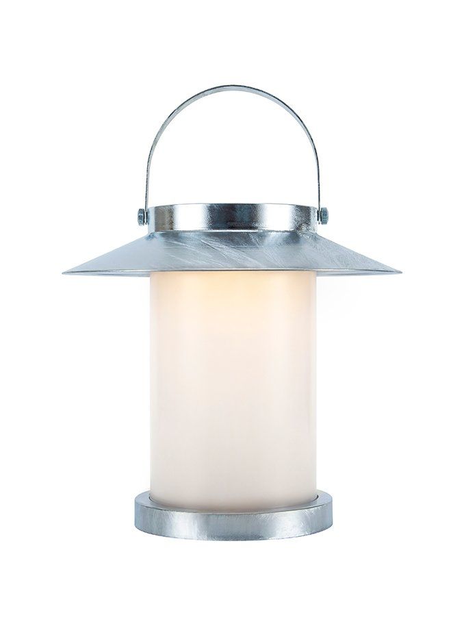 Temple To-Go 35 IP54 Solcellelampe, Galvaniseret stål - Nordlux