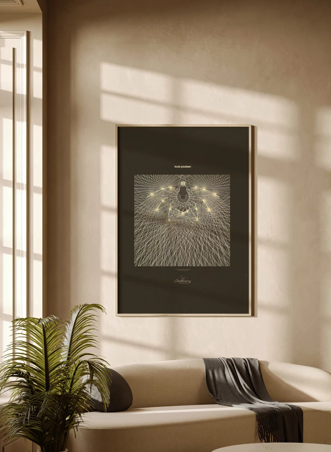 Louis Poulsen PH Centenary Collection plakat på væggen