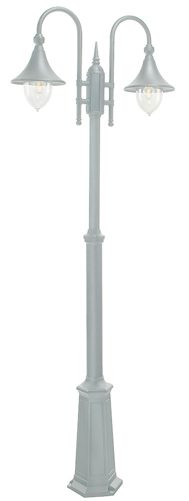 Norlys Firenze hvid, E27 IP54 2 x 57W - Udendørslampe