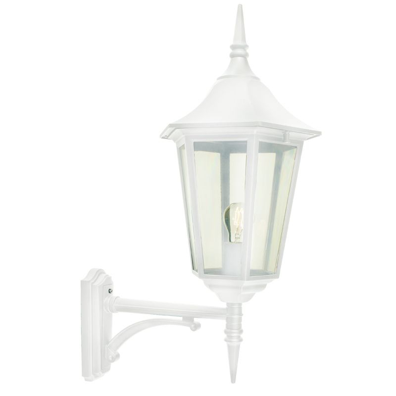 Norlys Modena Væg Big Hvid, E27 IP54 77W - Udendørslampe