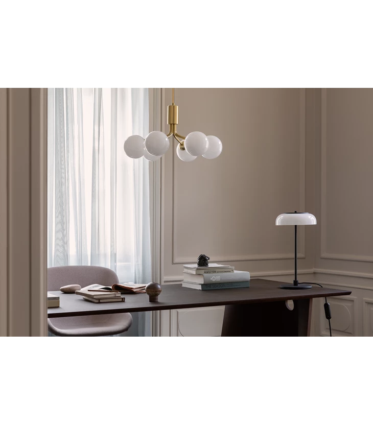 Apiales 6 - Brushed Brass/Opal