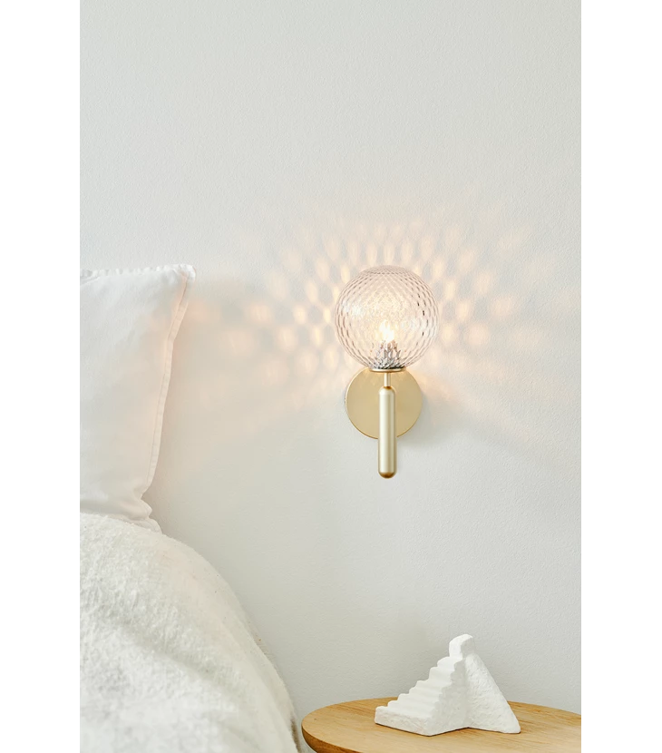 Miira Wall - Brass/Optic Clear