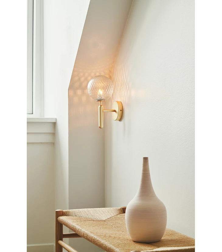 Miira Wall - Brass/Optic Clear
