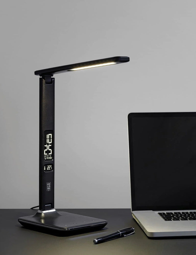 Office Watch & Light Bordlampe med USB - Halo Design