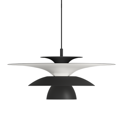 Flot sort lampe fra Belid