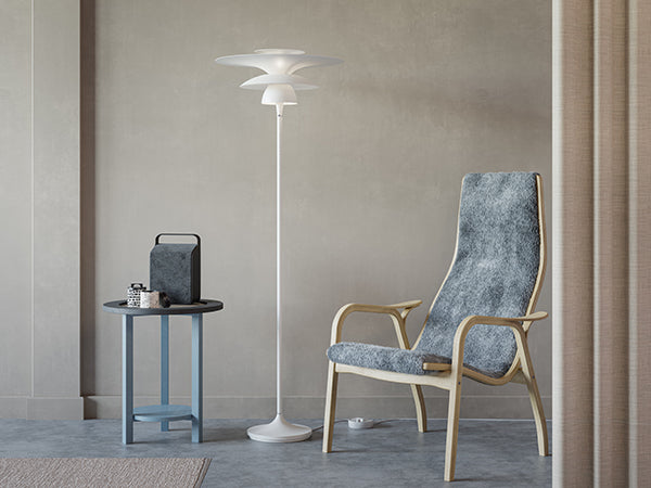 Picasso Gulvlampe Mat hvid Ø50 H1490 G9 LED