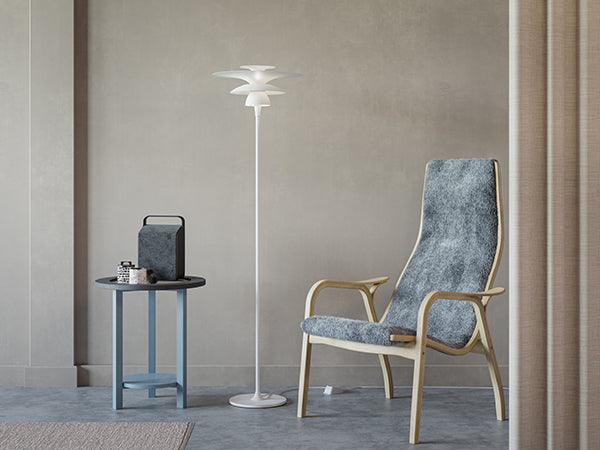 Picasso Gulvlampe Mat hvid Ø38 H1400 G9 LED