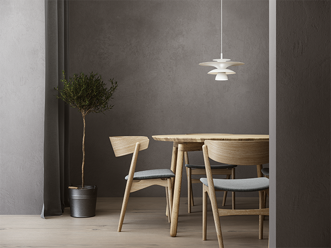 Picasso Pendel Mat hvid Ø38 G9 LED