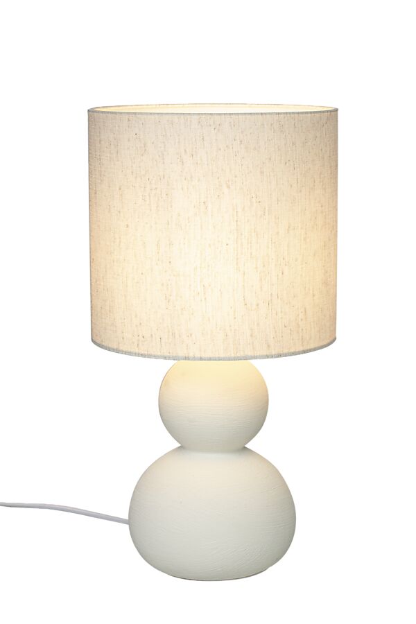 Kalamata Bordlampe Hvid