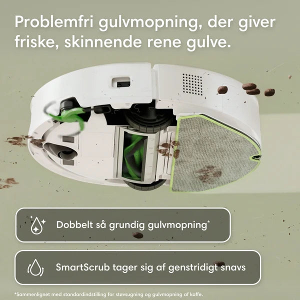 iRobot Roomba® 115 Combo hvid robotstøvsuger underside
