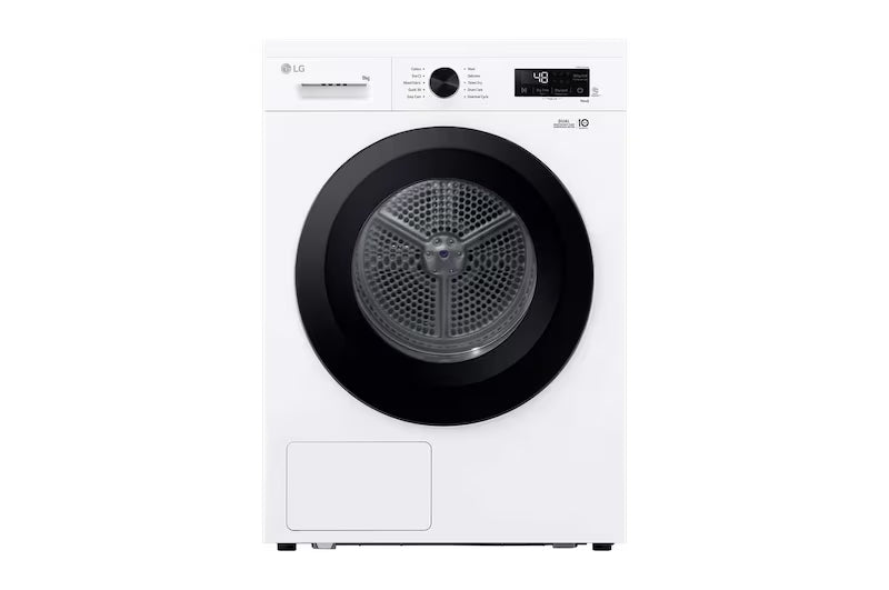 LG RHX1009NWK tørretumbler - 9 kg varmepumpetørretumbler