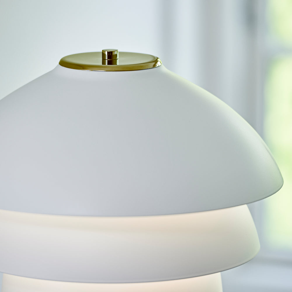 Belid Valencia mathvid/messing gulvlampe yderligere detaljer