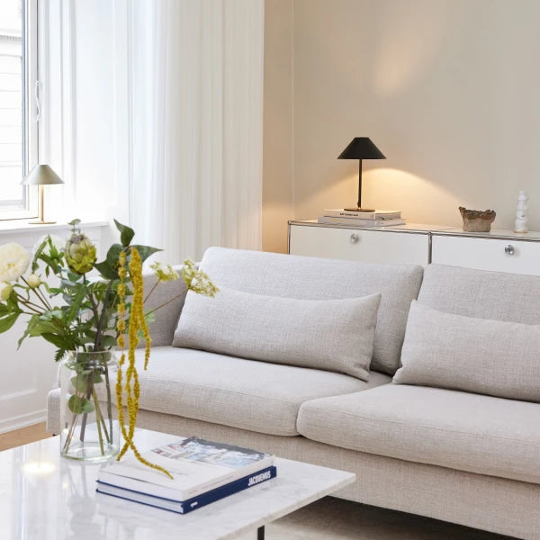 Hygge Ø15 Batteribordlampe - Grafit Sort