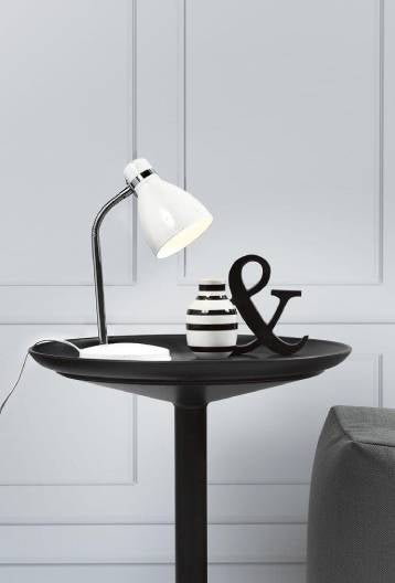 Nordlux - Cyclone Bordlampe, Hvid