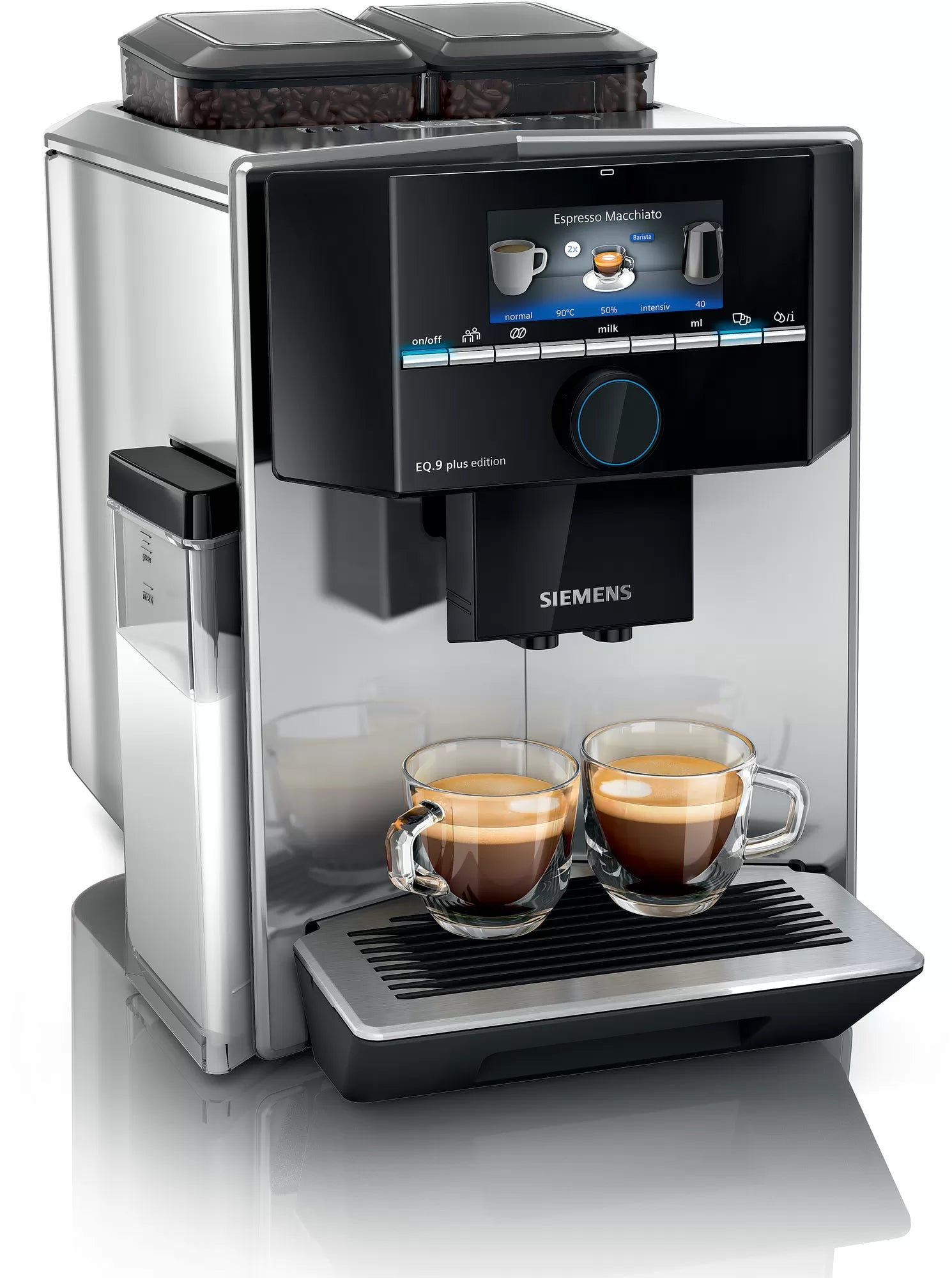 Siemens TI9573X7RW EQ.9 Plus Chrome Edition - Espressomaskine