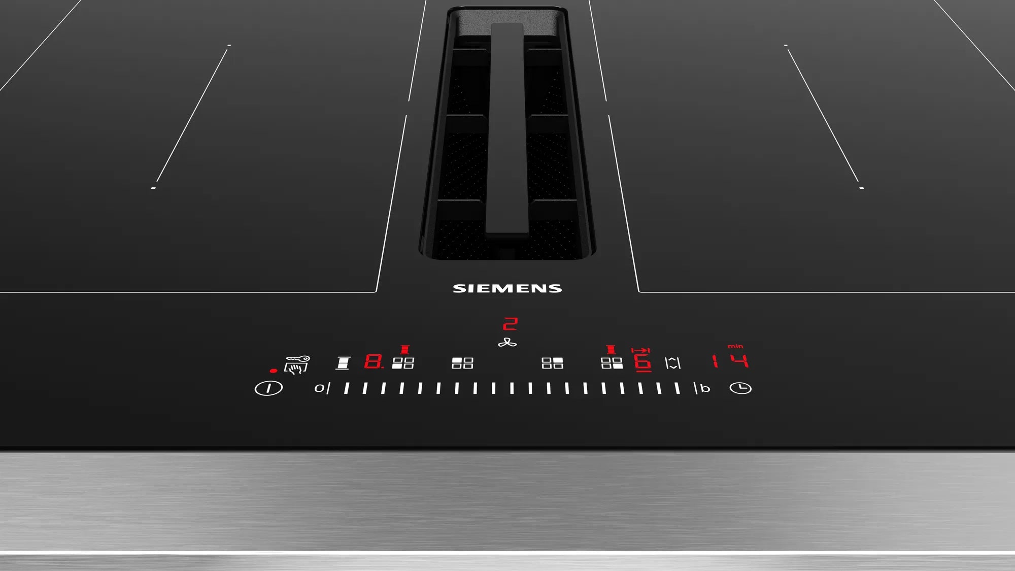 SIEMENS ED731FQ15E - Kogeplade m. Indbygget Emhætte