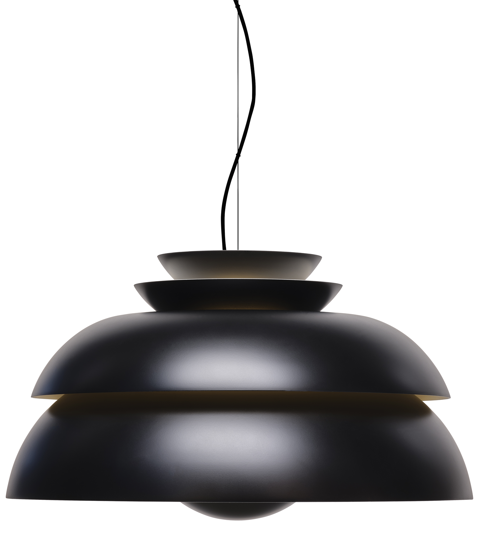 Sort smuk Fritz Hansen pendel lampe