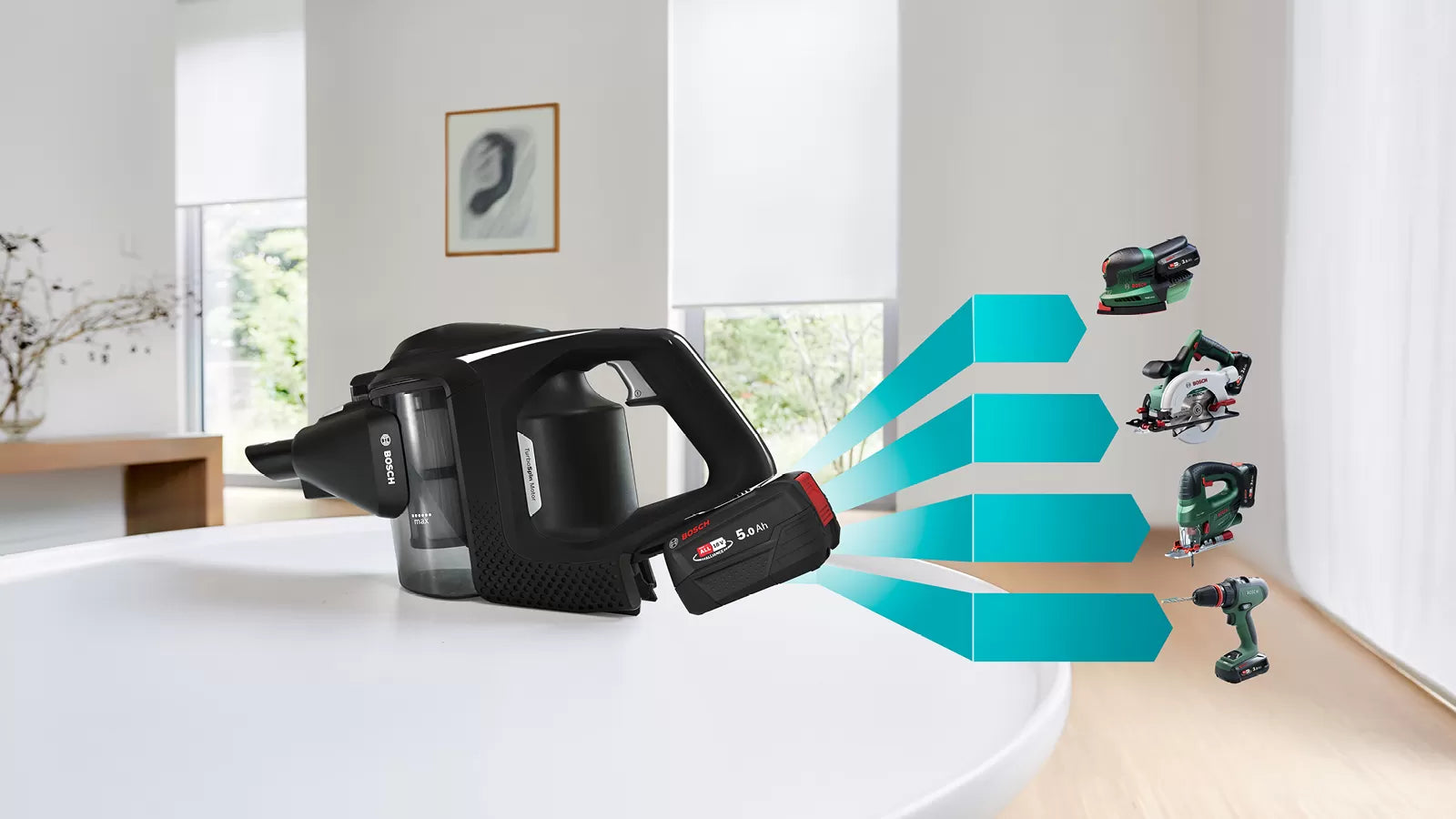 Bosch BCS8225POW Ledningsfri støvsuger