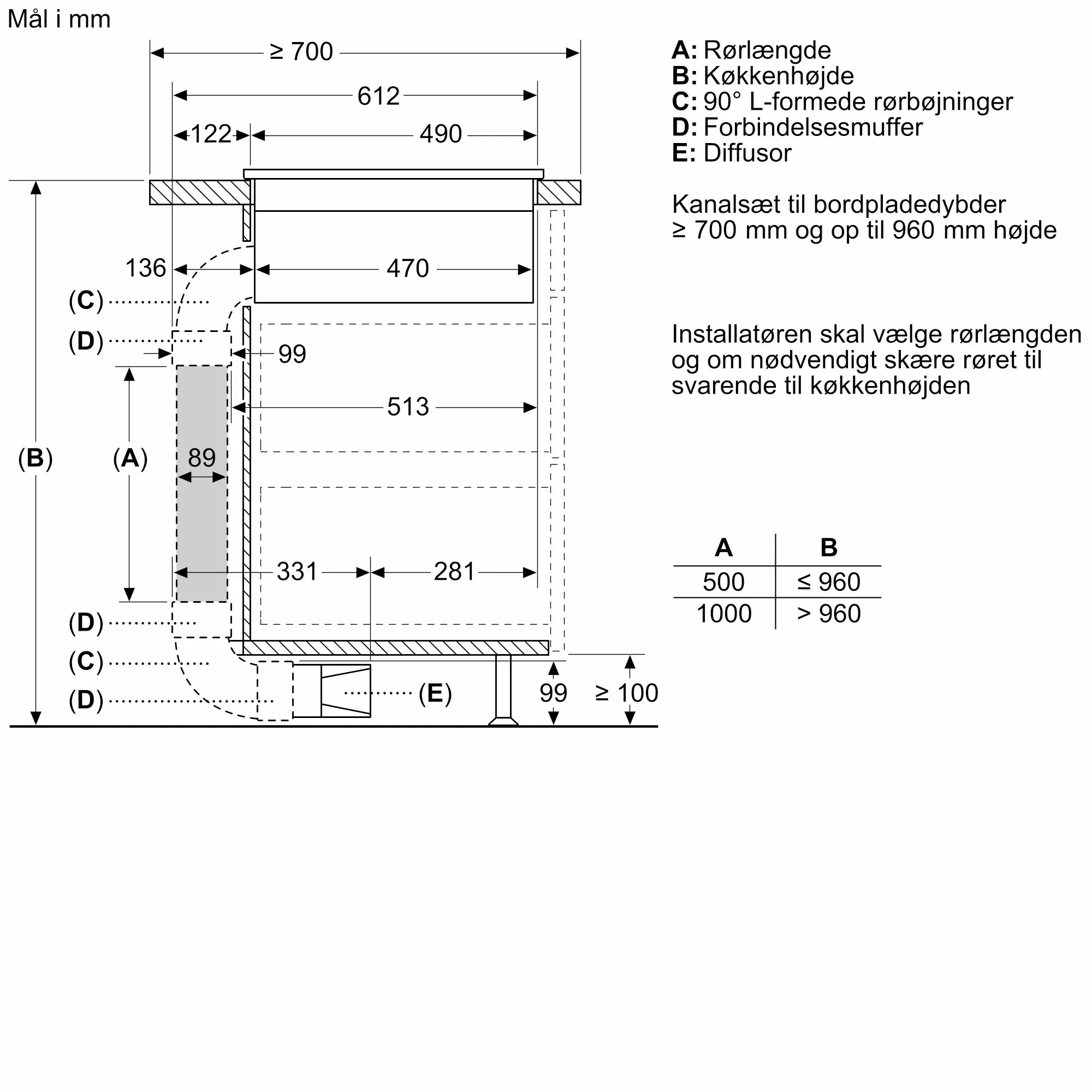 SIEMENS ED731FQ15E - Kogeplade m. Indbygget Emhætte