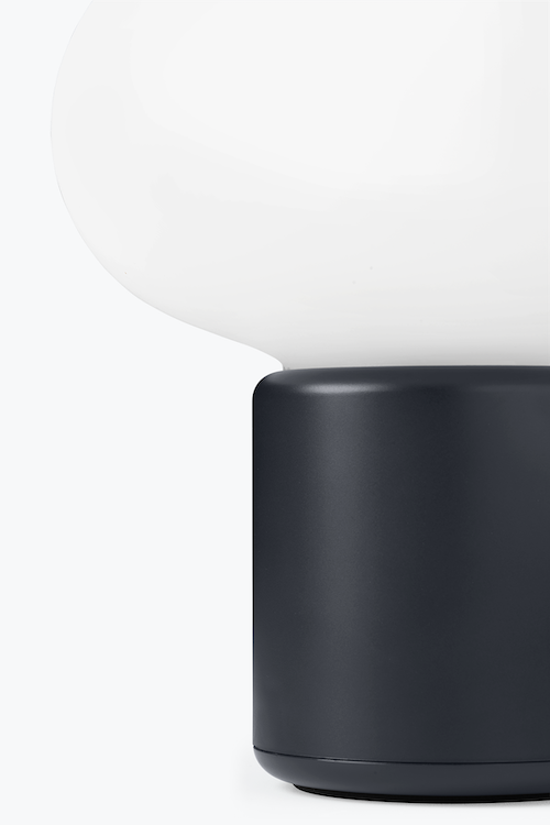 Karl-Johan Portable Bordlampe - Cold Black