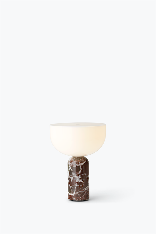 Kizu Portable Bordlampe - Rosso Levanto Marble
