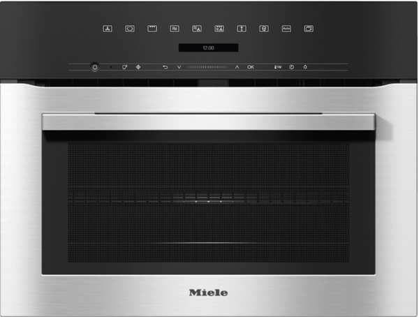 Miele kompaktovn med mikrobølger H 7140 BM CLST NER