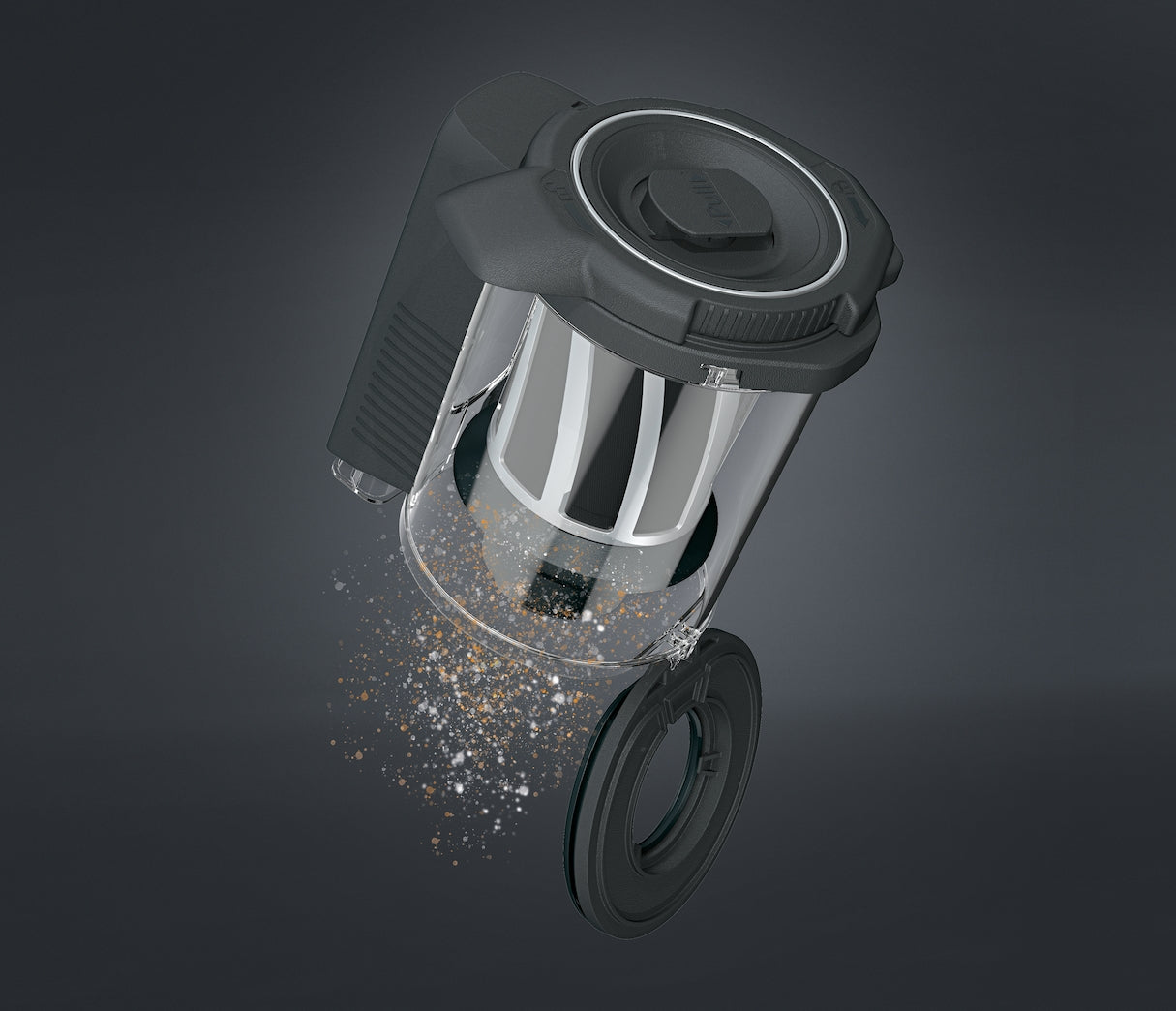 Støvbeholderen fra Miele Triflex HX1 Pro støvsuger 