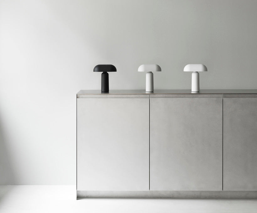 Porta sort portable bordlampe