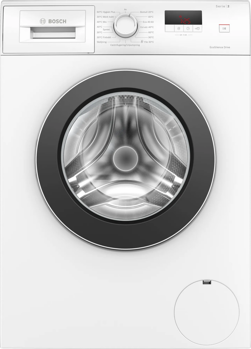 Effektiv Bosch vaskemaskine i hvid