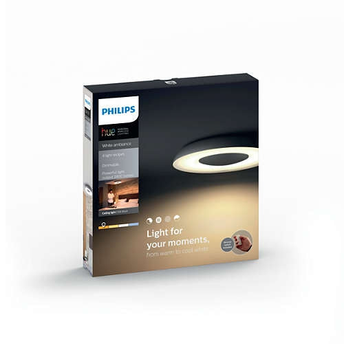 Philips Hue Still Plafond 22,5W WA 2500lm v.4000K Sort