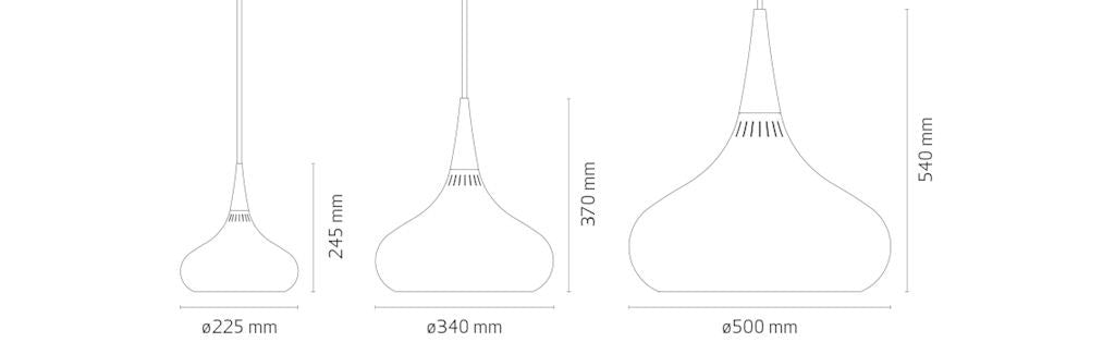Orient™ P2 Pendel Sort/Rosentræ