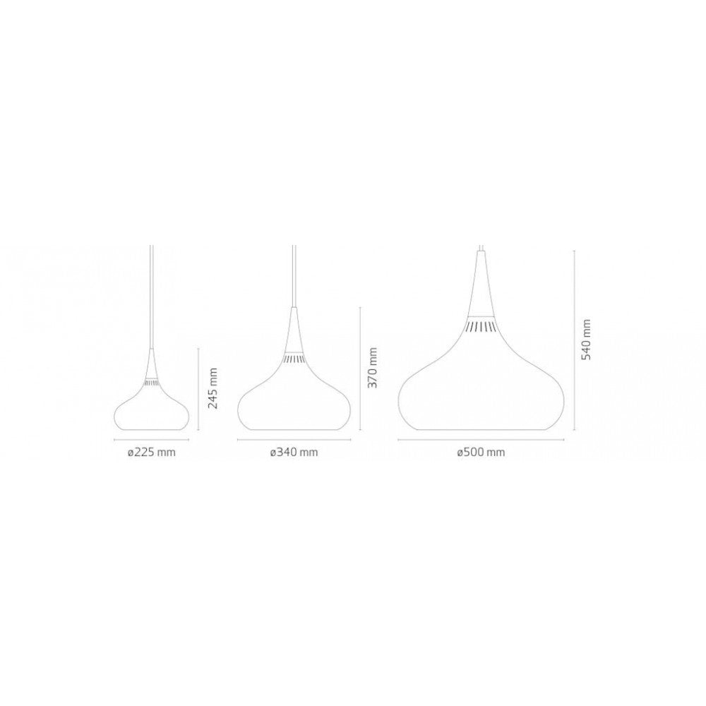 Orient™ P3 Pendel Aluminium/Egetræ