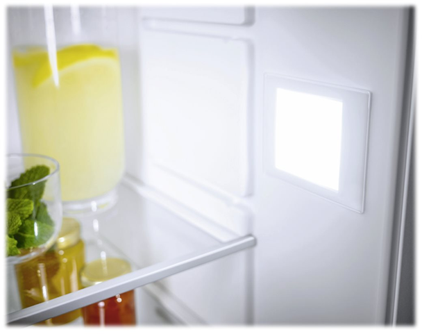 Glashylde i Miele lille køleskab til integration