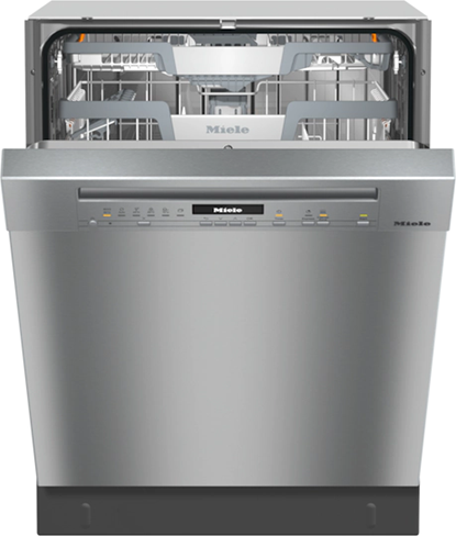 Rustfri stål Miele opvaskemaskine med Miele ComfortClose