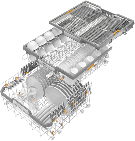Miele G 7665 SCVI XXL - Opvaskemaskine til integrering