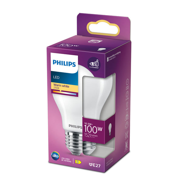 Philips LED Standard 10,5W 1521lm E27 Mat